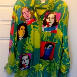 Vintage Escada Hollywood Glam Silk Blouse